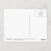 Red Parrot aan de tak van een boom, Jakuchüu Briefkaart (Achterkant)