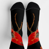 Red Parrot Fine Art Sokken (Top)