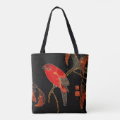 Red Parrot Fine Art Tote Bag (Achterkant)