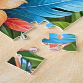 Red Parrot Paradise Legpuzzel (Zijkant)