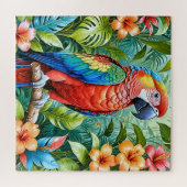 Red Parrot Paradise Legpuzzel (Horizontaal)