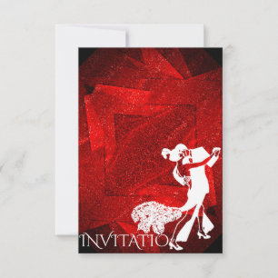 Red Passion Dance Party Charleston Kaart