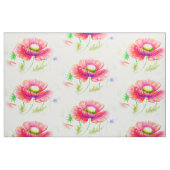 Red, Passion Floral Stof (Fat Quarter)