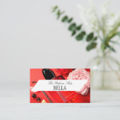 Red Passione Perfume Shop Visitekaartje (Staand voorkant)