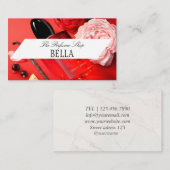 Red Passione Perfume Shop Visitekaartje (Voorkant / Achterkant)