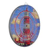 Red Pastel Lighthouse in Norfolk, Verenigd Koninkr Dartbord (Voorkant Links)