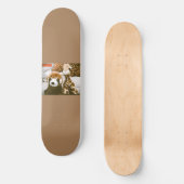 Red&Patch Skateboard (Voorkant)