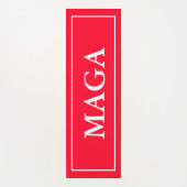 Red Patriotic MAGA Yoga Mat (Voorkant)