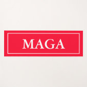 Red Patriotic MAGA Yoga Mat (Voorkant (horizontaal))