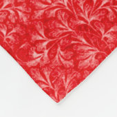 Red Pattern Fleece Blanket (Hoek)