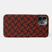 Red Pattern phone case – Stylish & Protection (Achterkant (horizontaal))