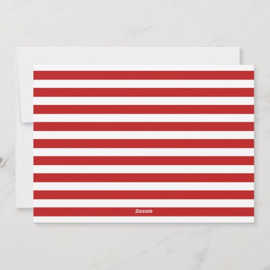 Red Paw La Pet Kerstmis Feestdagenkaart (Achterkant)