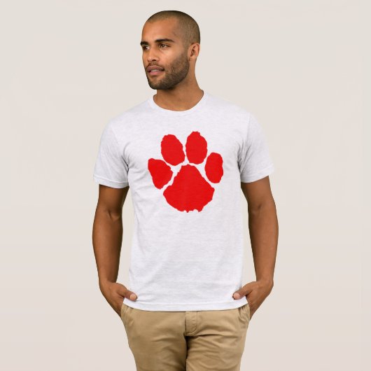 Red Paw T-Shirt (Voorkant volledig)