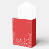 Red Peace Love+Joy-kerstlampjes Bedankdoosjes (Geopend)