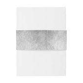 Red Peacock Leaf Vine Invite Belly Band Uitnodigingen Wikkel (Achterkant Voorbeeld)