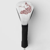 Red Peacock Persoonlijk Golf Head-Hoesje Golfheadcover (Voorkant)