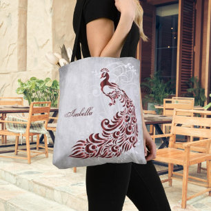 Red Peacock persoonlijke Canvas tas