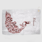 Red Peacock Persoonlijke Golfhanddoek (Horizontaal)
