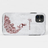 Red Peacock Persoonlijke Hoesje-ate iPhone Case (Achterkant (horizontaal))