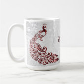 Red Peacock persoonlijke koffie-Mok Koffiemok (Links)