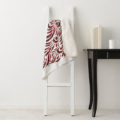 Red Peacock persoonlijke Sherpa Blanket Sherpa Deken (In situ)