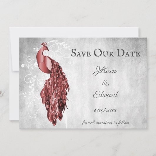 Red Peacock sparen de Datum aankondiging (Voorkant)