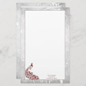 Red Peacock Stationery Briefpapier (Voorkant / Achterkant)