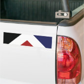 Red Peak-vlag bumpersticker (Op Truck)