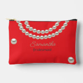 Red Pearl Ketting Etui (Voorkant)