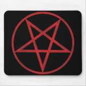 Red Pentagram Muismat (Voorkant)