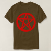 Red Pentagram T-shirt (Design voorkant)