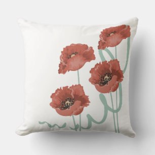 Red Peonies Pillow Kussen