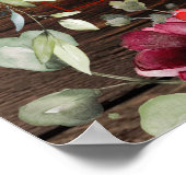 Red Peony 54x40-inch 160 Guest Luxe-startkaart Poster (Hoek)