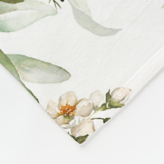 Red Peony Flower Bouquet Pattern Fleece Deken (Hoek)