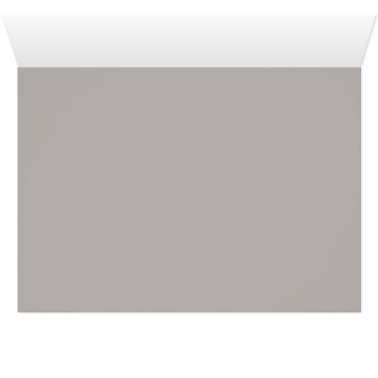 Red Peony op White met Taupe Table Number Kaart (Binenzijde Horizontaal (Onderkant))