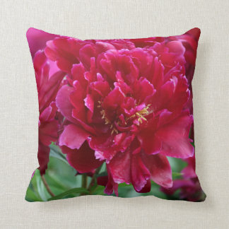 Red Peony Pillow Kussen
