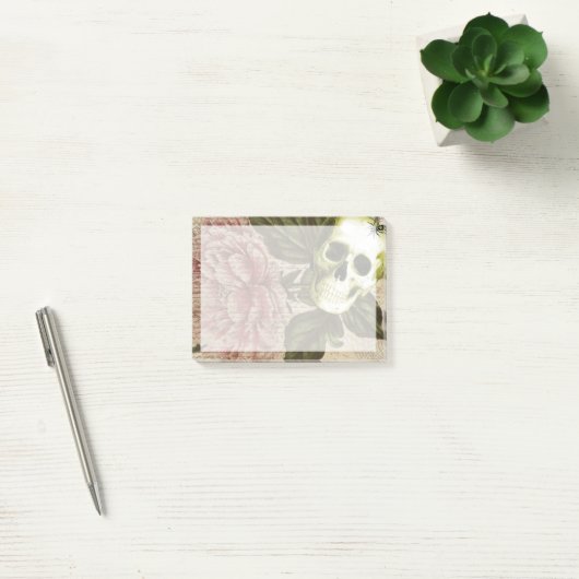 Red Peony Steampunk Post-it® Notes (Kantoor)