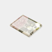Red Peony Steampunk Post-it® Notes (Schuin)