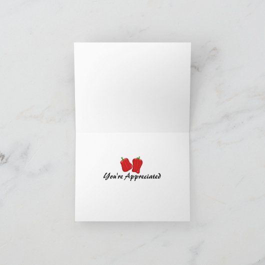 Red Pepper bedankt (Binnen)