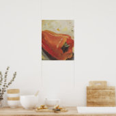 Red Pepper Chili Kitchen Recipe Poster (Keuken)