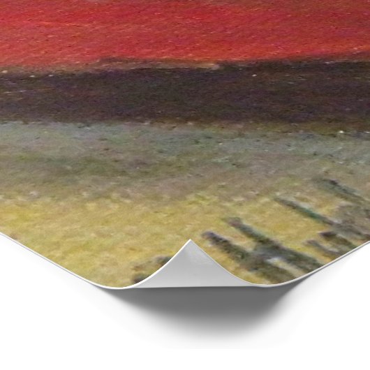 Red Pepper Chili Kitchen Recipe Poster (Hoek)