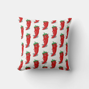 Red Pepper Diva Cartoon Patroon Kussen