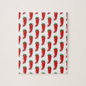 Red Pepper Diva Cartoon Pattern Legpuzzel (Verticaal)