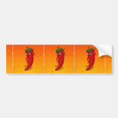 Red Pepper Diva Jigzaag Puzzle Bumpersticker (Voorkant)