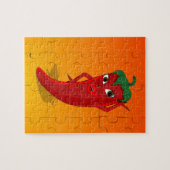 Red Pepper Diva Jigzaag Puzzle Legpuzzel (Horizontaal)