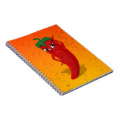 Red Pepper Diva Jigzaag Puzzle Notitieboek (Rechterzijde)