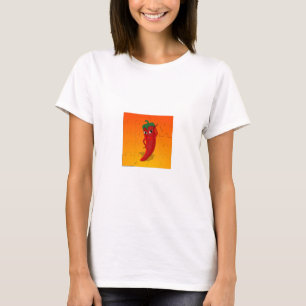Red Pepper Diva Jigzaag Puzzle T-shirt