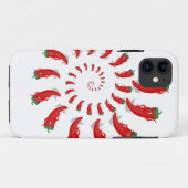 Red Pepper Diva Spiral Case-Mate iPhone Case (Achterkant (horizontaal))