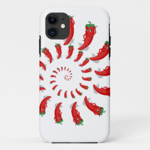 Red Pepper Diva Spiral Case-Mate iPhone Case