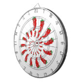 Red Pepper Diva Spiral Dartbord (Voorkant Rechts)